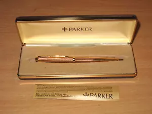 PARKER KUGELSCHREIBER STIFT PEN VINTAGE VERGOLDET IN TOP - Bild 1 von 4