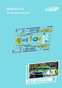 CALCAS BMW M6 GT3 BP PHILIPSLAND 2018 SLOT DECALS - Bild 1 von 1