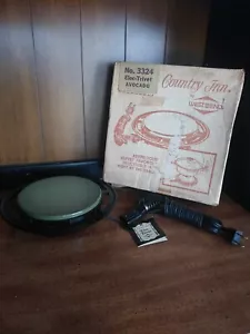 West Bend Country Inn Vintage elektrischer Untersetzer Kochplatte Avocado 3324 Elec-Untersetzer - Bild 1 von 5