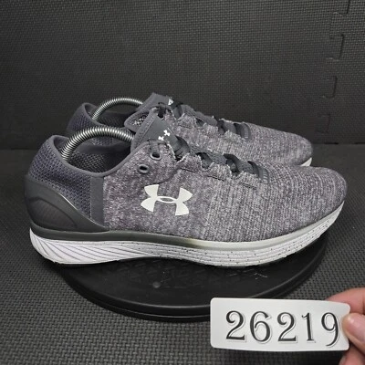 Under Armour Charged Bandit 3 Shoes Mens Sz 11.5 Gray White Athletic Trainers - Image 1 of 4