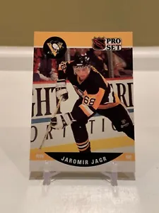 Jaromir Jagr 1990-91 Pro Set Rookie Card #632 Pittsburgh Penguins - Picture 1 of 2