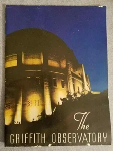 Vintage THE STORY OF GRIFFITH OBSERVATORY & PLANETARIUM Booklet Los Angeles CA - Picture 1 of 6