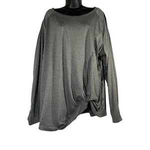 Tahari Sport Top Long Sleeve Tunic Athletic Shirt Active Sporty Flowy Yoga - Picture 1 of 8