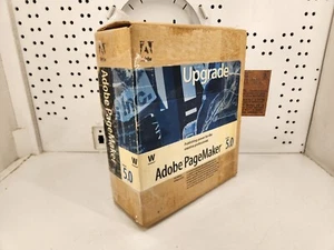 Adobe PageMaker 5.0 Windows Education Edition Big Box & Booklets Only - Picture 1 of 4