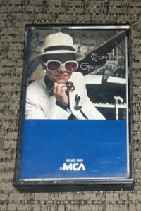 ELTON JOHN GREATEST HITS W ROCKET MAN DANIEL CROCODILE ROCK BENNIE JETS CASSETTE - Picture 1 of 1