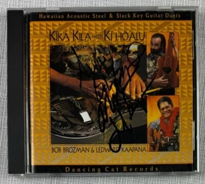 "Kika Kila Meets Ki Hoalu" Bob Brozman & Led Kaapana CD, SIGNED BY BOTH! - Imagen 1 de 1