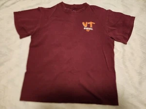 VIRGINIA TECH HOKIES VT T-SHIRT Maroon Unisex Hokie Fever Hokie Nation Sz Medium - Picture 1 of 5