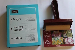 Stampin Up Brayer Printmaking Greeting Cards Stamping 4 Inch Rubber Attachment - Picture 1 of 2