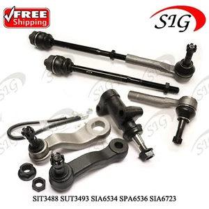 Kit de 7 piezas de brazo loca Pitman barra de amarre interior exterior para Chevy Suburban 1500 2000-2006 - Imagen 1 de 7