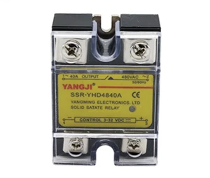 Single-phase DC control AC DC-AC solid state relay SSR type YHD4840A - Picture 1 of 3