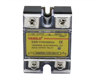 Single-phase DC control AC DC-AC solid state relay SSR type YHD4840A - Image 1 of 3