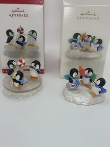 2016 Hallmark Denkmal Ornament Spielplatz Freunde Pinguine & coole Leckereien - Bild 1 von 12