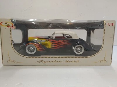 Signature models 1937 cord 812 supercharged art.18001 flames - Immagine 1 di 2