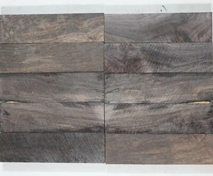 #YK-106 5 Stück Dalbergia Melanoxylon Ukulele Brücke Furnier Drechseln Rohling - Bild 1 von 4