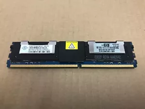 Nanya / HP 4GB DDR2 667mhz PC2-5300F 2Rx4 ECC Fully Buffered RAM Server Memory - Picture 1 of 2