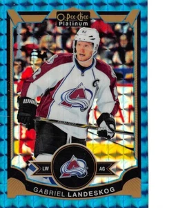 2015-16 O-Pee-Chee Platinum Blue Cubes #109 Gabriel Landeskog/75 - Imagen 1 de 2