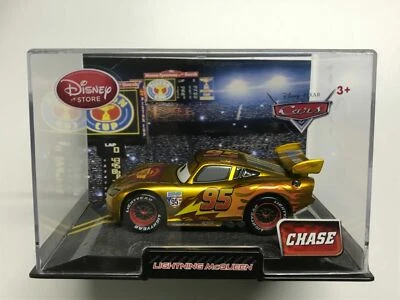 Disney Cars Saetta McQueen oro 1:43 limited Die cast lightning Mc Queen gold - Immagine 1 di 4