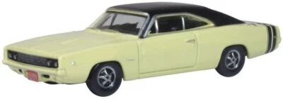 DODGE Charger - 1968 - yellow / black - Oxford 1:87 - Immagine 1 di 4