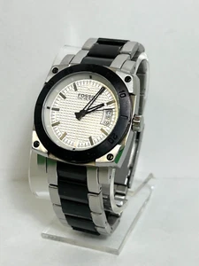 FOSSIL BLUE AM4035 ALL STAINLESS STEEL MEN'S WATCH - Picture 1 of 14