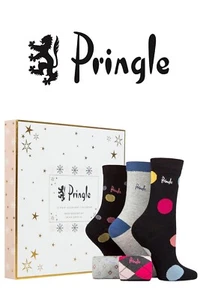 Pringle Damen "Sockvent" Weihnachten Adventskalender lustige Geschenkideen - 12 Paar Pack - Bild 1 von 6