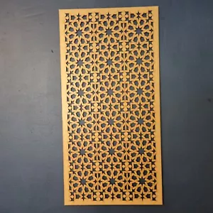 Geometric Star Arabic Decorative Screen Radiator Cabinet Panel Wall Art MDF 0187 - Picture 1 of 13
