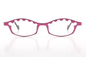 Very Rare Authentic Theo Jeanneken Pis 45mm Pink Frames Glasses Belgium - Picture 1 of 7