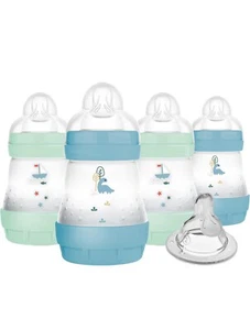 Easy Start Anti-Colic Baby Bottle Slow Flow Breastfeeding-Like Silicone - Picture 1 of 1