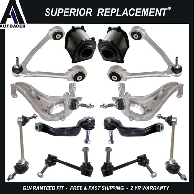 Front Upper Lower Control Arms, Front Rear Links Tie rods Kit 12p for Lincoln LS - Image 1 of 4