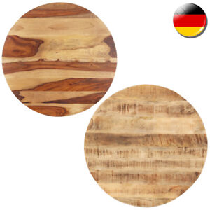 Massivholzplatte Holzplatte Tischplatte rund verschiedene Holzarten und Größen 
