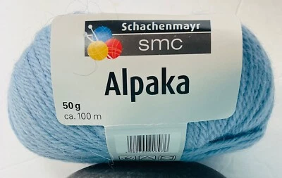 Schachenmayr SMC Alpaka Yarn Unit of 1 Luxury Blue New - Image 1 of 4