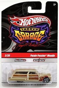 Hot Wheels Purple Passion Woodie Larry's Garage Series R3771 NRFP 2009 Gold 1:64