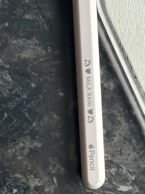 Apple Pencil With Name, 2nd Generation In Excellent Condition - Image 1 of 4