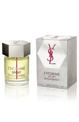 Men YSL Yves Saint Laurent L'HOMME SPORT EDT Spray 3.3oz New Sealed - Image 1 of 4