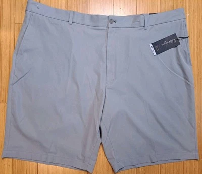 Walter Hagen Mens Big & Tall 50 Flat Front Majors 11 Casual Golf Shorts Gray NWT - Image 1 of 4