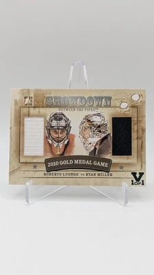 2010 ITG Showdown Luongo vs Miller Jersey – Silver Version 1/39 – Unique 1/1 - Image 1 of 3