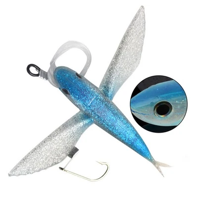 Flying Fish Artificial Bait Soft Tuna Lure Seawater Fishing Lure For Kingfish - Bild 1 von 4
