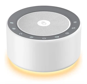 White Noise Sound Machine mit Kinderzimmerlampe, Stimmungsbeleuchtung, 7 Farben Nachtlicht - Bild 1 von 5