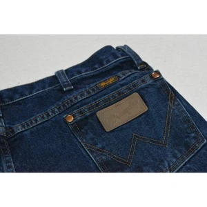 Wrangler Western Jeans Herren Größe 36 x 33 Cowboy Bootcut Fit Blau Baumwolle Denim - Bild 1 von 8