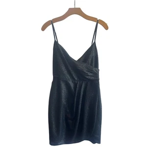 Silence + Noise Black Mini Dress Sleeveless Party Cocktail Gorgeous Style-Medium - Picture 1 of 18