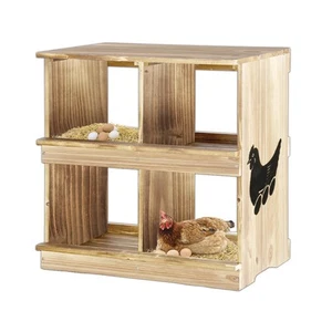 Nesting Boxes for Chickens - Wooden Chicken Nesting Box for Chicken Coop Acce... - Picture 1 of 6