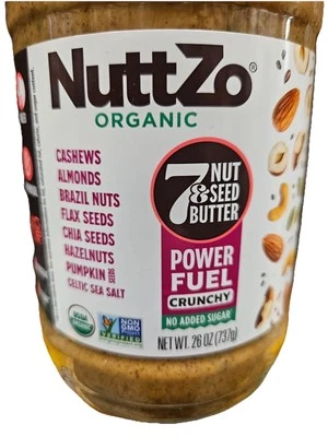 Nuttzo Organic 7 Nut Seed & Butter Power Fuel Crujiente, 26 Onzas, Sin Gluten Foto 1 de 4