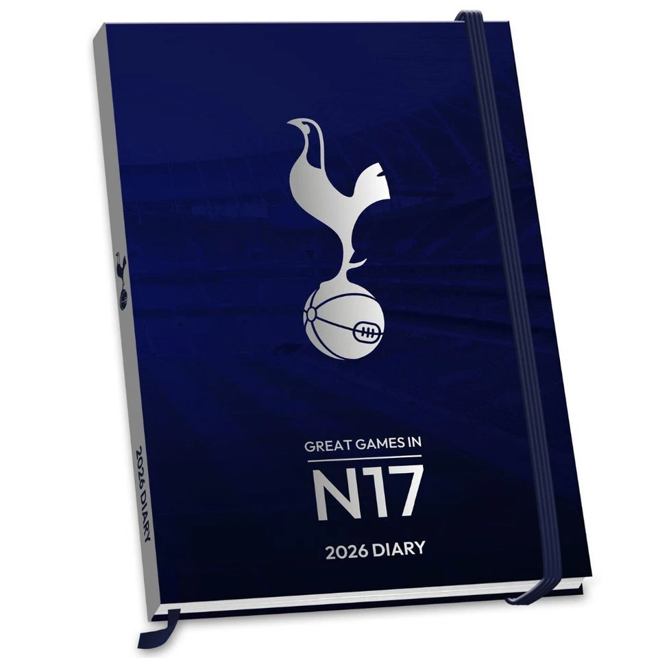 DANILO PROMOTIONS LTD 2026 Tottenham Hotspur FC A5 Diary - Official Product - Spurs