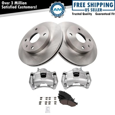 Brake Pad & Rotor Kit Ceramic Fits 2004-2008 Suzuki Forenza 2005-2008 Reno - Image 1 of 4