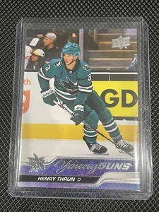 Henry Thrun - 2023-24 Upper Deck Series 1 - Young Guns #236 RC - Sharks - Picture 1 of 1