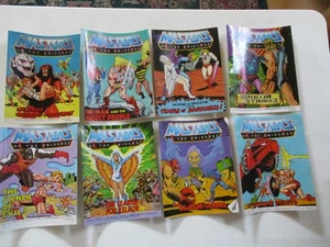 Lot Of 8 Motu Mattel Mini Comics Masters Of The Universe 1983 - 1986 # 3 - Picture 1 of 2