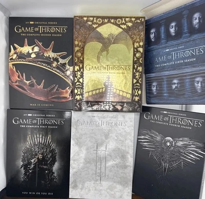 Game of Thrones The Complete Seasons 1 2 3 4 5 6 DVD Box Sets - Image 1 of 4