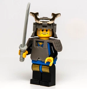 Lego Ninja Minifigure - Shogun Blue w/ Armor (cas056) - Picture 1 of 6