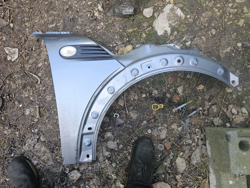 MINI R55 R56 R57 R58 FRONT WING DRIVERS RIGHT SIDE DARK SILVER METALLIC - Image 1 of 2