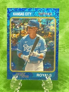 Drew Waters RC - 2023 Topps Heritage #96 Chrome Blue Sparkle Kansas City Royals - Bild 1 von 10