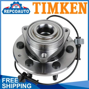 TIMKEN HA590491 Front Wheel Bearing Hub for Chevy Silverado GMC Sierra Tahoe 4WD - Foto 1 di 9